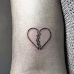 Фото тату женские сердце 02.01.22 №0010 - tattoo heart - tattoo-photo.ru