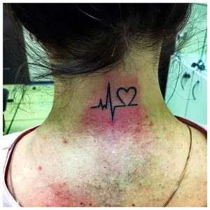 Фото тату кардиограмма сердца 02.01.22 №0015 - tattoo heart - tattoo-photo.ru