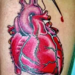 Фото тату разбитое сердце 02.01.22 №0006 - tattoo heart - tattoo-photo.ru