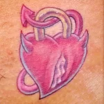 Фото тату сердце замок 02.01.22 №0026 - tattoo heart - tattoo-photo.ru