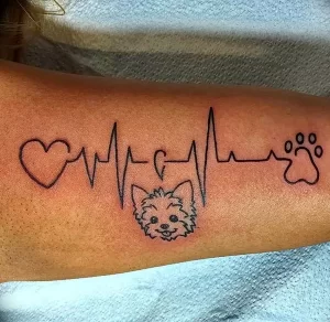 Фото тату сердце на запястье 02.01.22 №0025 - tattoo heart - tattoo-photo.ru