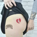 Фото тату сердце на попе 02.01.22 №0006 - tattoo heart - tattoo-photo.ru