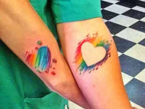 Фото тату сердце на руке 02.01.22 №0014 - tattoo heart - tattoo-photo.ru