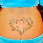 Фото тату сердце на ягодице 02.01.22 №0001 - tattoo heart - tattoo-photo.ru