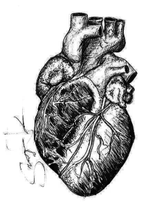 Фото тату черное сердце 02.01.22 №0011 - tattoo heart - tattoo-photo.ru