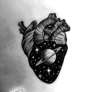 Фото эскиз тату сердце 02.01.22 №0005 - tattoo heart - tattoo-photo.ru