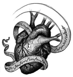 Фото эскиз тату сердце 02.01.22 №0009 - tattoo heart - tattoo-photo.ru