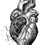 Фото эскиз тату сердце 02.01.22 №0032 - tattoo heart - tattoo-photo.ru
