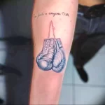 Фото тату боксерские перчатки 30.07.22 №0075 - tattoo boxing gloves - tattoo-photo.ru