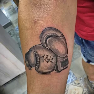 Фото тату боксерские перчатки 30.07.22 №0093 - tattoo boxing gloves - tattoo-photo.ru