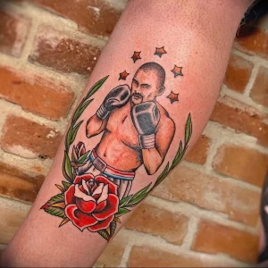 Фото тату боксерские перчатки 30.07.22 №0108 - tattoo boxing gloves - tattoo-photo.ru