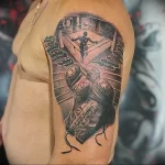 Фото тату боксерские перчатки 30.07.22 №0148 - tattoo boxing gloves - tattoo-photo.ru