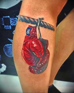 Фото тату боксерские перчатки 30.07.22 №0166 - tattoo boxing gloves - tattoo-photo.ru