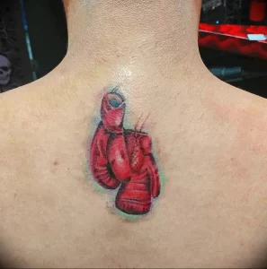 Фото тату боксерские перчатки 30.07.22 №0171 - tattoo boxing gloves - tattoo-photo.ru