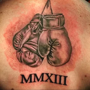 Фото тату боксерские перчатки 30.07.22 №0176 - tattoo boxing gloves - tattoo-photo.ru