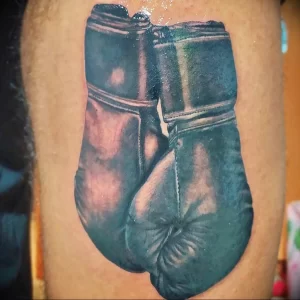 Фото тату боксерские перчатки 30.07.22 №0001 - tattoo boxing gloves - tattoo-photo.ru