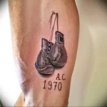 Фото тату боксерские перчатки 30.07.22 №0011 - tattoo boxing gloves - tattoo-photo.ru