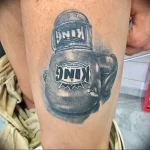 Фото тату боксерские перчатки 30.07.22 №0020 - tattoo boxing gloves - tattoo-photo.ru