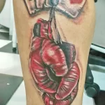 Фото тату боксерские перчатки 30.07.22 №0055 - tattoo boxing gloves - tattoo-photo.ru