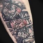 Фото тату боксерские перчатки 30.07.22 №0083 - tattoo boxing gloves - tattoo-photo.ru