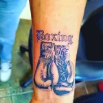 Фото тату боксерские перчатки 30.07.22 №0089 - tattoo boxing gloves - tattoo-photo.ru