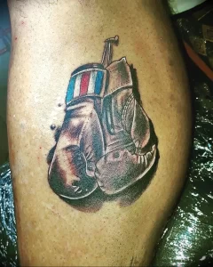 Фото тату боксерские перчатки 30.07.22 №0107 - tattoo boxing gloves - tattoo-photo.ru