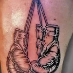 Фото тату боксерские перчатки 30.07.22 №0125 - tattoo boxing gloves - tattoo-photo.ru
