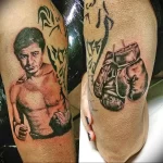 Фото тату боксерские перчатки 30.07.22 №0128 - tattoo boxing gloves - tattoo-photo.ru
