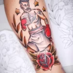 Фото тату боксерские перчатки 30.07.22 №0130 - tattoo boxing gloves - tattoo-photo.ru