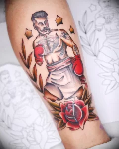 Фото тату боксерские перчатки 30.07.22 №0130 - tattoo boxing gloves - tattoo-photo.ru