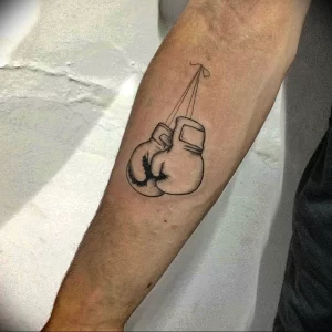 Фото тату боксерские перчатки 30.07.22 №0144 - tattoo boxing gloves - tattoo-photo.ru