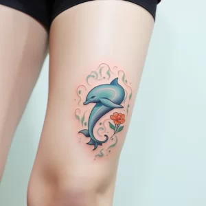 An individual with an ankle tattoo of a small playfu df e be ba _1 tattoo-photo.ru 105