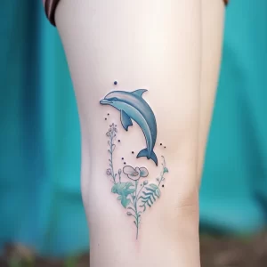 An individual with an ankle tattoo of a small playfu df e be ba tattoo-photo.ru 104