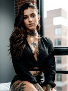 Девушка тату мастер с телом в татуировках - фото 2025 №02 - tattoo-photo.ru