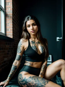 Девушка тату мастер с телом в татуировках - фото 2025 №04 - tattoo-photo.ru