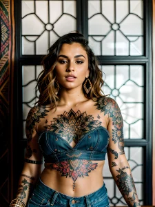Девушка тату мастер с телом в татуировках - фото 2025 №05 - tattoo-photo.ru