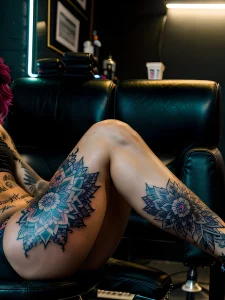 Девушка тату мастер с телом в татуировках - фото 2025 №08 - tattoo-photo.ru