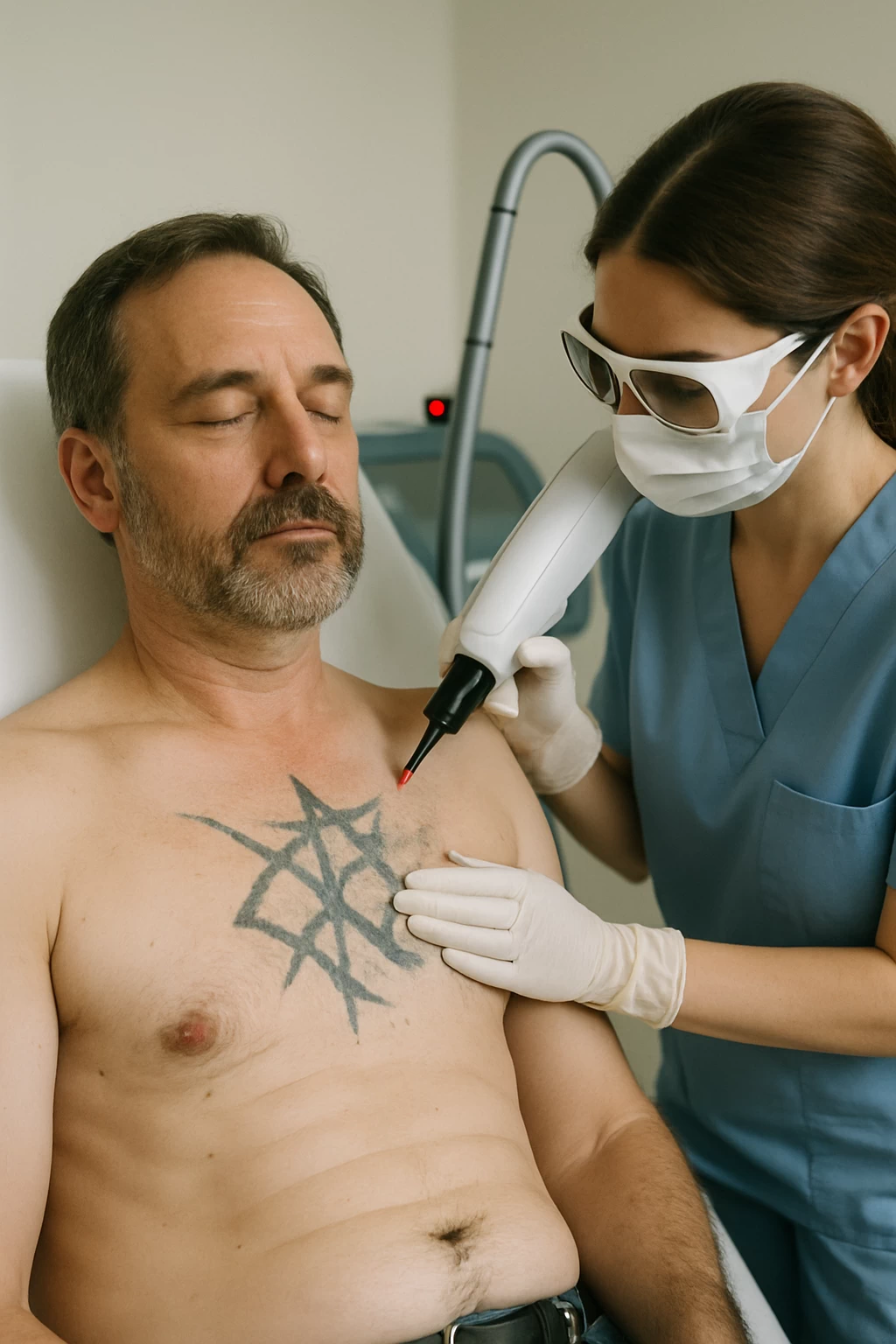 Laser Tattoo Removal Session №011 удаление татуировки - фото для tatufoto.com 2025