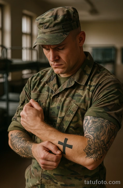 Что делать, если в армии возникли проблемы из-за татуиро 2025 - 04 - фото tatufoto.com