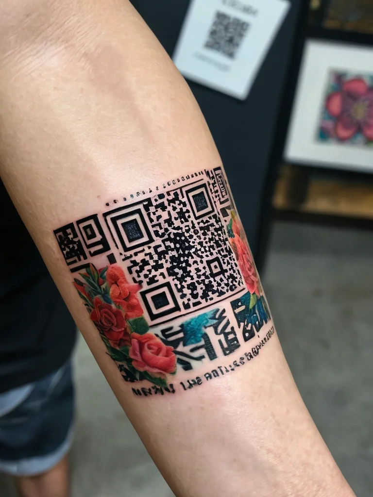 Татуировки с QR-кодами: рабочий ли это прикол? - изображение