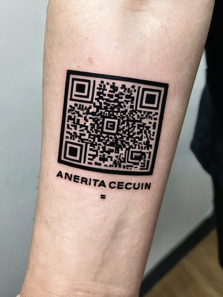 Татуировки с QR-кодами: рабочий ли это прикол? - изображение