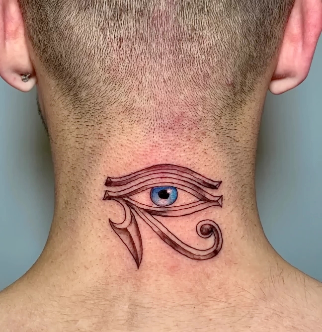 Пример рисунка тату Глаз Гора (Уаджет) №33 - tattoo-photo.ru