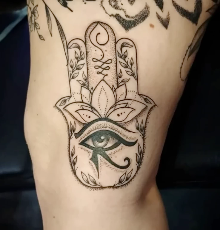 Пример рисунка тату Глаз Гора (Уаджет) №35 - tattoo-photo.ru