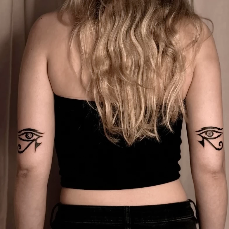 Пример рисунка тату Глаз Гора (Уаджет) №51 - tattoo-photo.ru