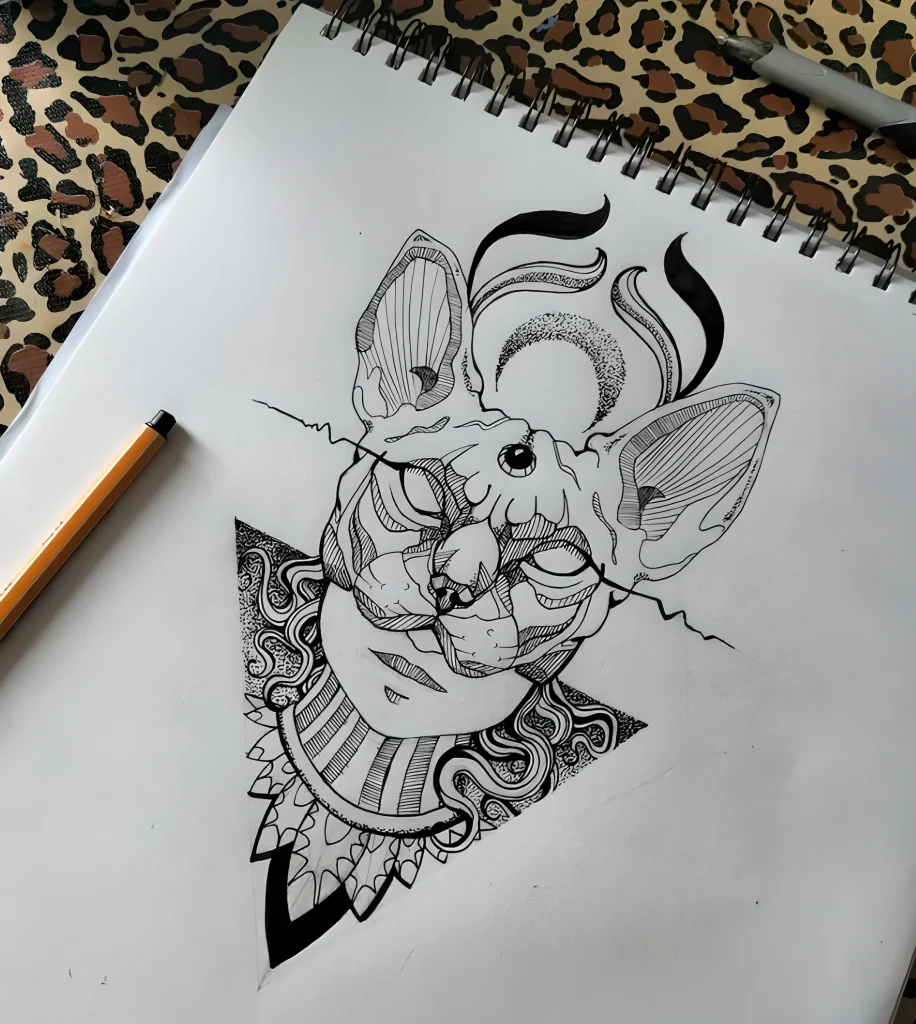 тату-бастет-пример-рисунка-тату-для-tattoo-photo-ru-7