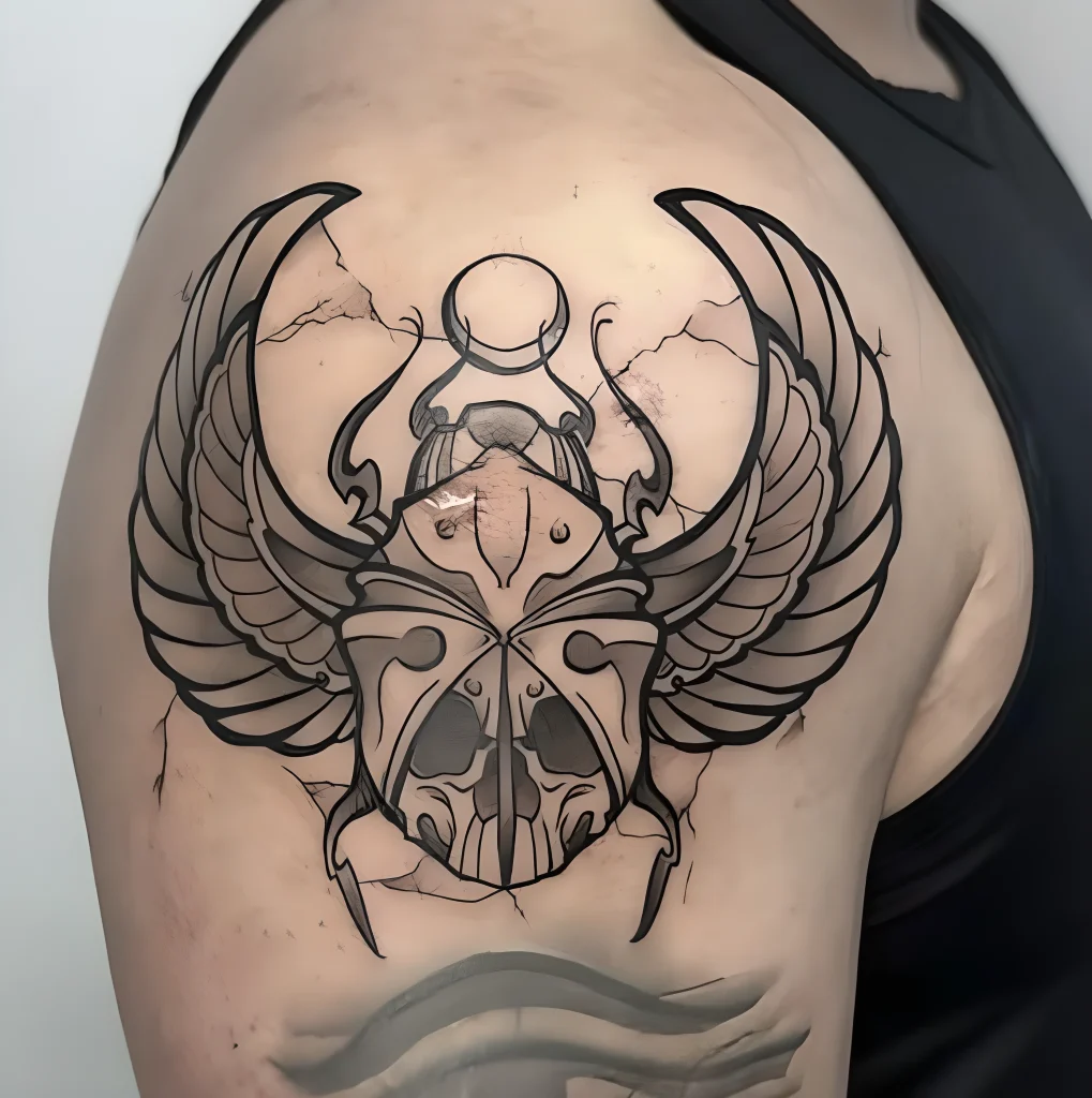 тату-скарабей-пример-рисунка-тату-для-tattoo-photo-ru-5