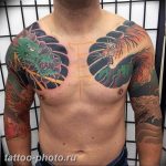 фото тату тигр и дракон 07.12.2018 №011 - tattoo tiger and dragon - tattoo-photo.ru