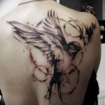 рисунка тату воробей 03.12.2018 №097 - photo tattoo sparrow - tattoo-photo.ru