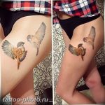 рисунка тату воробей 03.12.2018 №129 - photo tattoo sparrow - tattoo-photo.ru