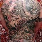 фото тату тигр и дракон 07.12.2018 №032 - tattoo tiger and dragon - tattoo-photo.ru